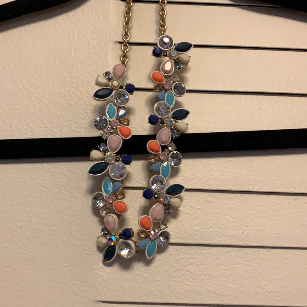 J. Crew Statement Multicolor Necklace